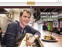 Tablet Screenshot of bobbysburgerpalace.com